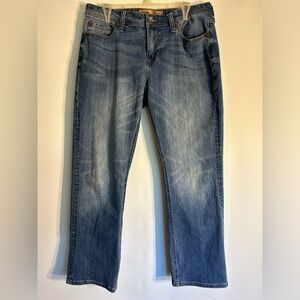 SEVEN7 STRAIGHT FIT MEDIUM WASH PREMIUM DENIM LOS ANGELES,CA MENS W34 L30 JEANS